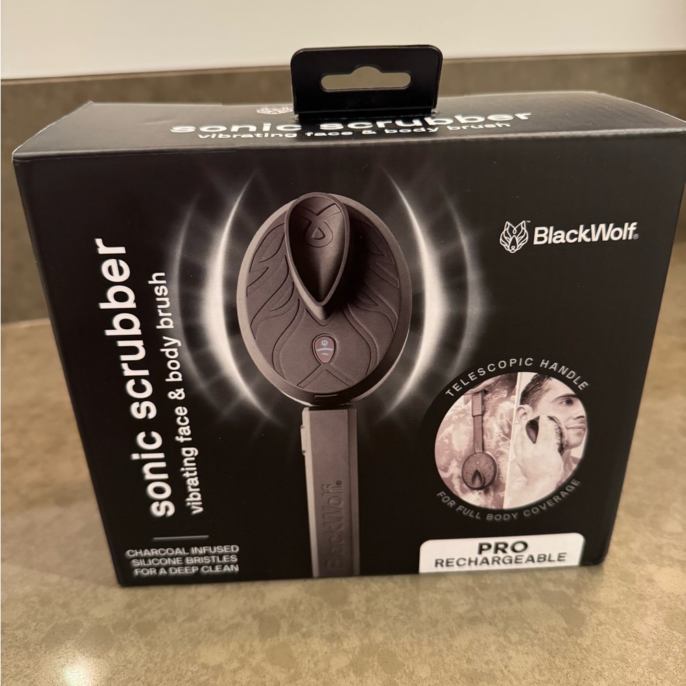 NEW! Unopened. BlackWolf Sonic scrubber
